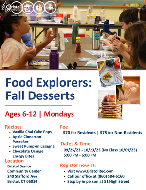 Fall Desserts Flyer