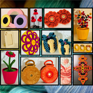 Make it with Yarn Collage