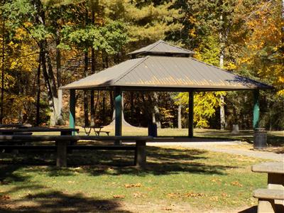 back playground shelter