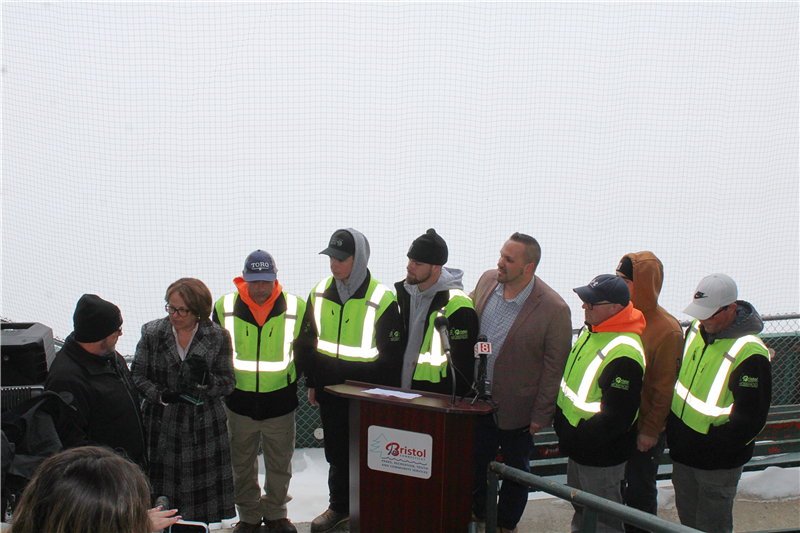 press event at muzzy 