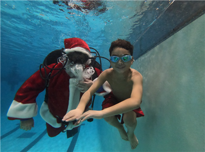 scuba santa