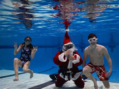 scuba santa